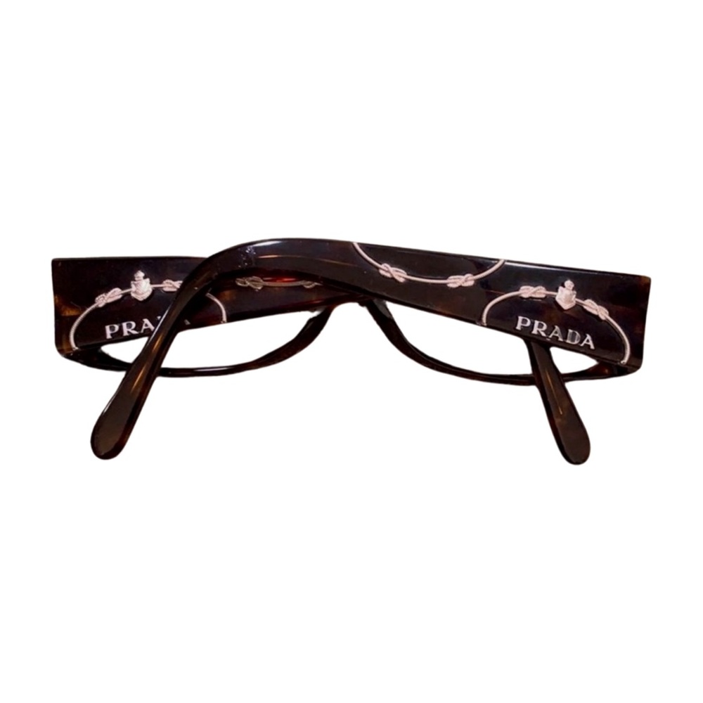 Ladies Prada Dark Tortoise & Silver frames